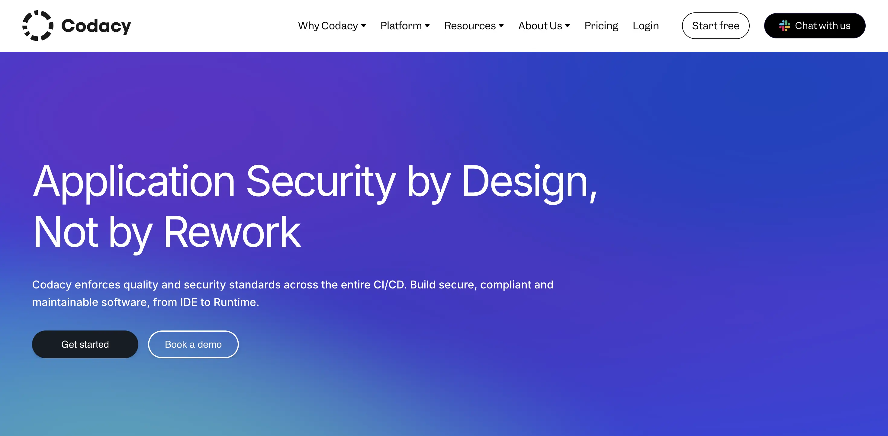 Codacy es una plataforma de calidad y seguridad de código
