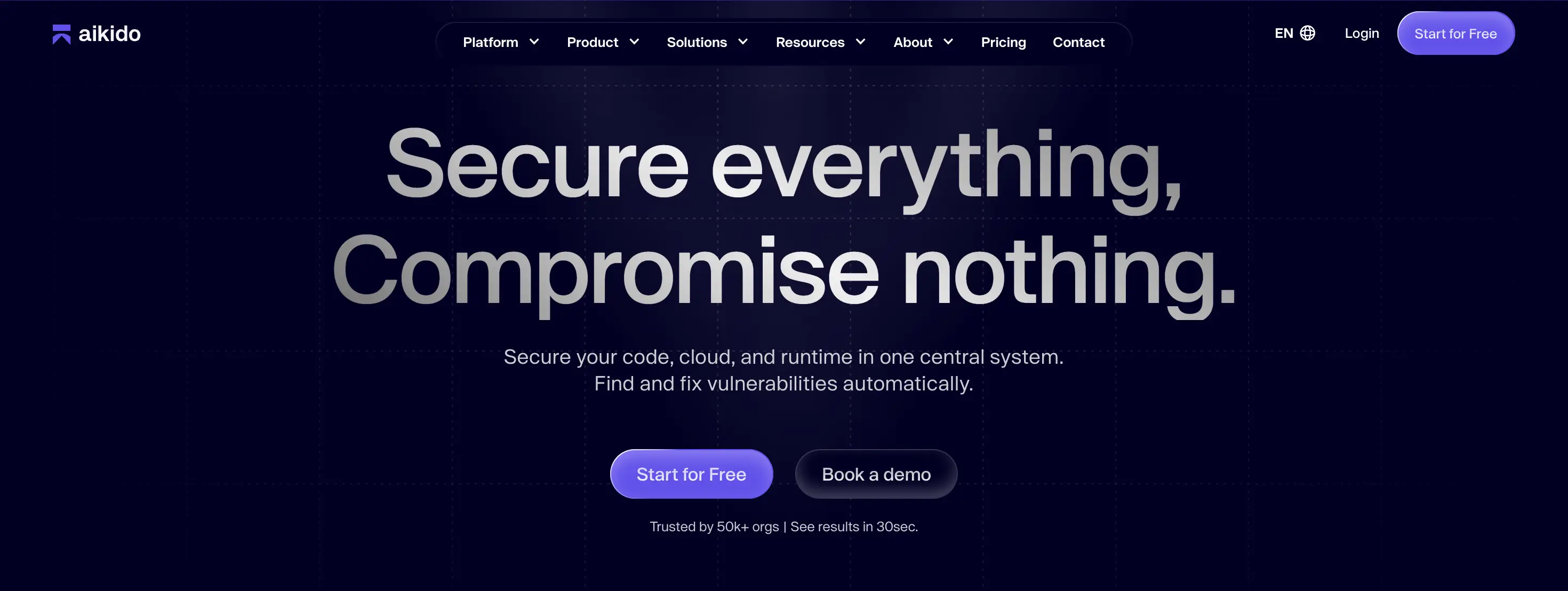 Alat keamanan Aikido ASPM