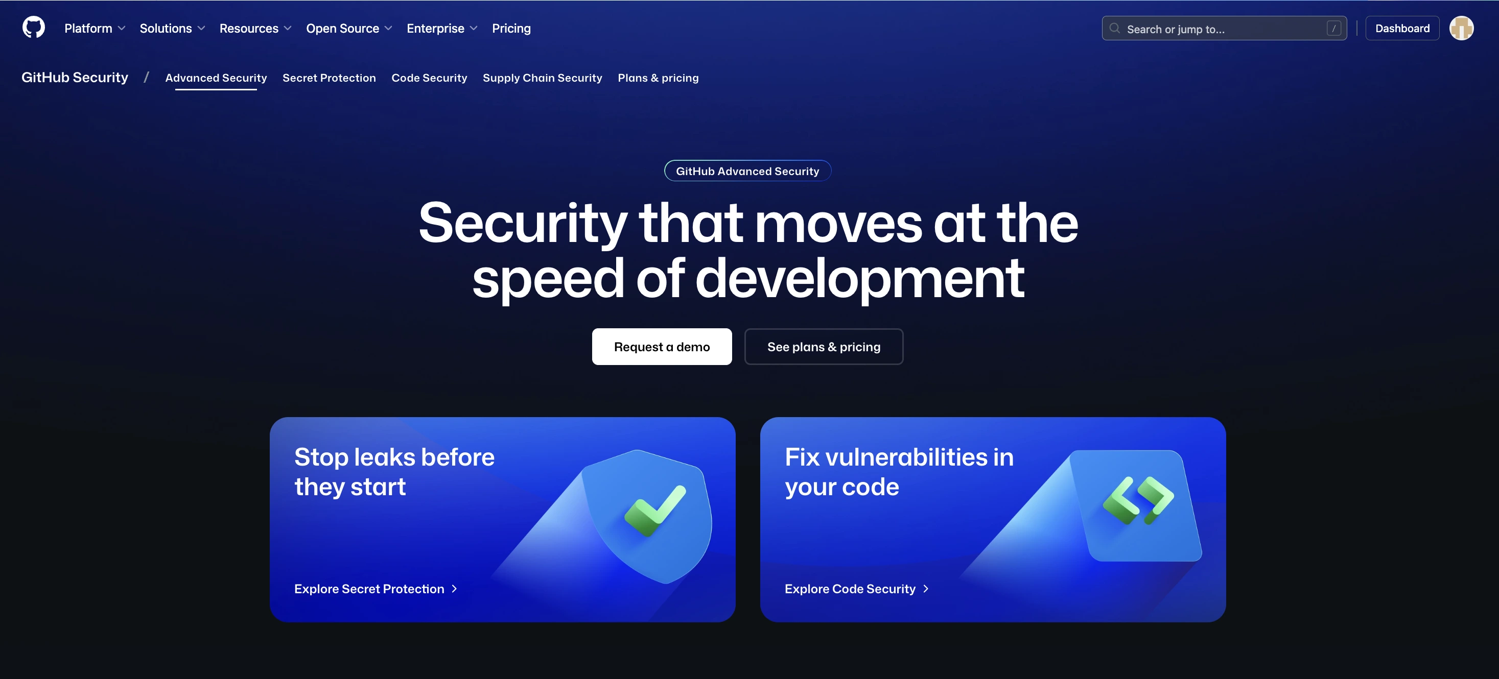 github advanced security - công cụ sca